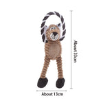 Plush Bone Dog Squeaky Toy Puppy Teething Molar Chew Toy Squeaker Interactive Training Play Toy Pet Daily Care Accessories