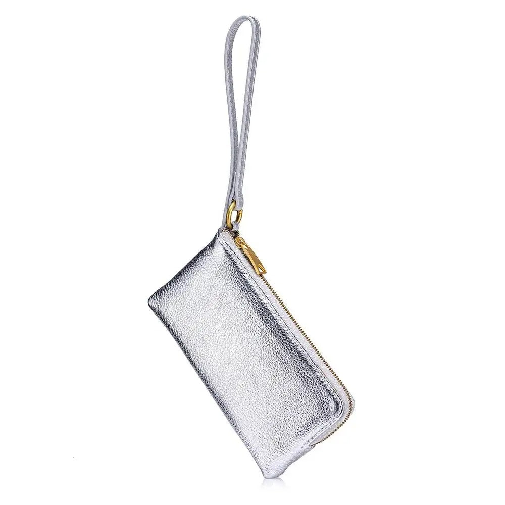 Brnad New Lady Clutch Bag Lady Wallet Genuine Leather Long Wallet For Women Zipper Purse With Multiple Card Slots