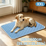 KEMORELA 2PCS Dog Cooling Mat Summer Pet Cold Bed Extra Large For Small Big Dogs Pet Accessories Training Mat Washable Mat