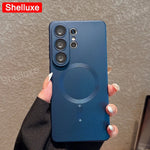 Luxury For Magsafe Magnetic Soft TPU Case Shelluxe For Samsung Galaxy S26 S25 EDGE S24 S23 S22 Ultra S21 Plus S20 FE Phone Cover