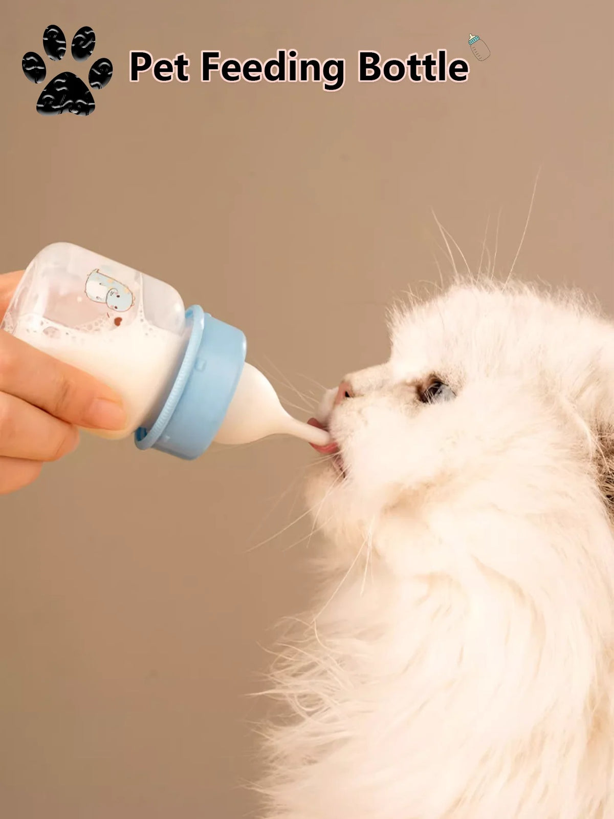 1 Piece Of Milk Bottle for Kittens, Newborn Pets, Puppy Bottles, Kitten Special Puppy Feeder, Feeding Pacifier, Cat Supplies