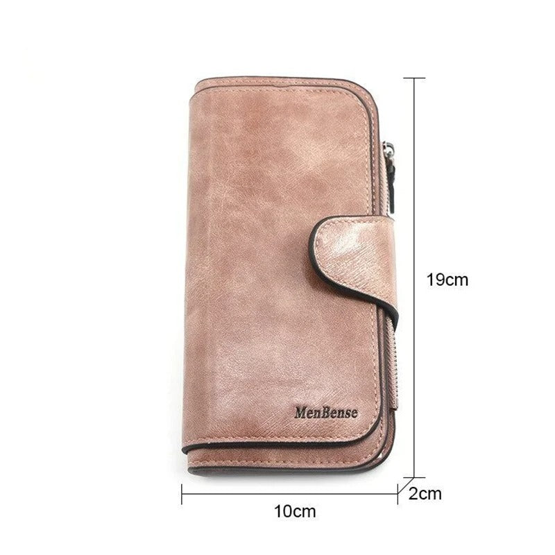 Fashion Wallet Woman Long Clutch PU Leather Hand Bag Large Capacity Card Holder Zipper Coin Purse Money Bag for Ladies
