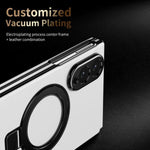 Case for Samsung Galaxy Z Fold 8 Ultra Fold 8 7 6 5 4 Magnetic Hinge Protection with Screen Protector Rotate Ring Holder Cover