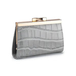 Brnad Lady Mini Bag Jewelry Storage Bag Woman Coin Wallet Top-layer Crocodile-patterned Cowhide Compact Coin Purse For Women