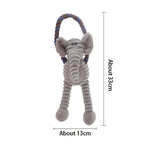 Plush Bone Dog Squeaky Toy Puppy Teething Molar Chew Toy Squeaker Interactive Training Play Toy Pet Daily Care Accessories