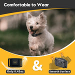 [No Shock Vibration Sound] Tiniest Bark Collar for Small Dogs 5-15lbs, Only 1.6 * 1in & 0.42oz, No Shock with Vibration &Sound, Extra Small & Rechargeable, 5 Sensitivity Levels