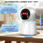 Rechargeable Interactive Cat Toy with Dual Laser Modes and Motion-Activated Fun for Bored Indoor Adult Cats
