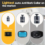 [No Shock Vibration Sound] Tiniest Bark Collar for Small Dogs 5-15lbs, Only 1.6 * 1in & 0.42oz, No Shock with Vibration &Sound, Extra Small & Rechargeable, 5 Sensitivity Levels