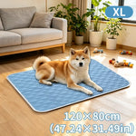 KEMORELA 2PCS Dog Cooling Mat Summer Pet Cold Bed Extra Large For Small Big Dogs Pet Accessories Training Mat Washable Mat