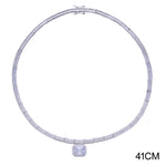 High Quality Geometric 5A CZ Tennis Chain Luxury Long Y Lariat Necklace For Women Fashion Rectangle Charm Choker Jewelry 2026