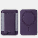 For Magsafe Card Holder Wallet Elastic Leather Pattern Case For iPhone 16 15 12 13 14 17Pro Max S25 Ultra Magnet Phone Bag Cover