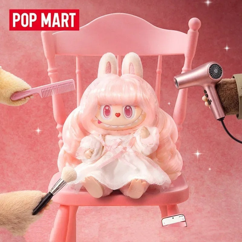 POPMART LABUBU THE MONSTERS HAIR SALON SERIES VINYL PLUSH PENDANT BLIND BOX Mystery Box Doll Cute Anime Figure Ornaments Gift