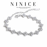 NiNice 316L Stainless Steel Bracelet Cubic Zirconia Exquisite Temperament Popular Fashion Simple Selection Jewelry Wholesale