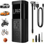 Portable Car Air Compressor 3X Faster 150PSI Cordless Tire Inflator Pump with Digital Gauge for Car Motorcycle Bike Air Pump