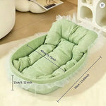1pc Cute Princess Cat Litter All Seasons Universal Non Sticky Mat Pet Sofa Dog Bed Small And Medium Cats And Dogs Pet Supplies