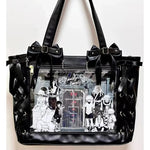 New Japanese Cute Sweet Ribbon Ita Bag Lolita Girls Transparent Handbags Fashion Large Capacity Tote Bag Aesthetic Shoulder Bags