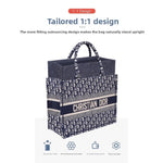 Felt Purse Organizer Insert Fits Book Tote Bag Large Medium Handbag Shaper Liner Multi Pockets Zipper Storage Makeup Accessories