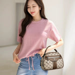 Genuine Brnad Top Quality Leather Small Tote Shoulder Bags for Women New Messenger Bags Designer Crossbody Bag Two Layers Sac