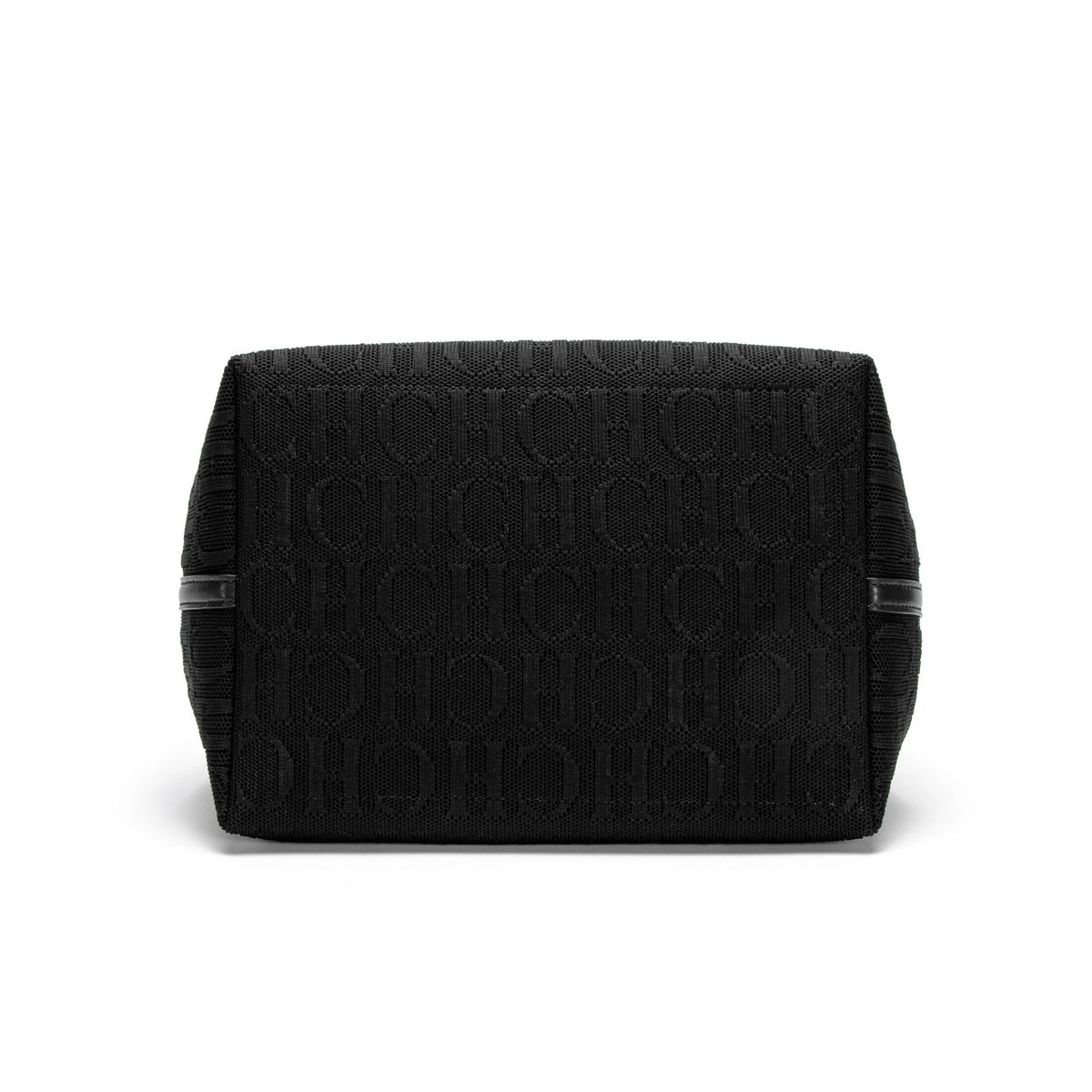 CHCH Tote Bag New Large Capacity Black Simple Knitted Shopping Bag 27*20*28cm