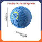 Smart Dog Toy Ball Automatic Interactive Pet Electronic Rolling USB Rechargeable Moving Bouncing for Puppy to Large Dog Chew Toy