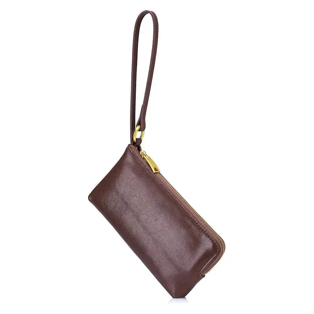 Brnad New Lady Clutch Bag Lady Wallet Genuine Leather Long Wallet For Women Zipper Purse With Multiple Card Slots