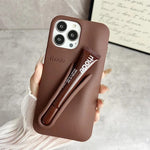 Hot Brand Lemontini Phone Case for IPhone 11 12 13 14 15 16 Pro Max Plus 17 Air Makeup Lip Gloss Silicone Cover with Lip Glaze