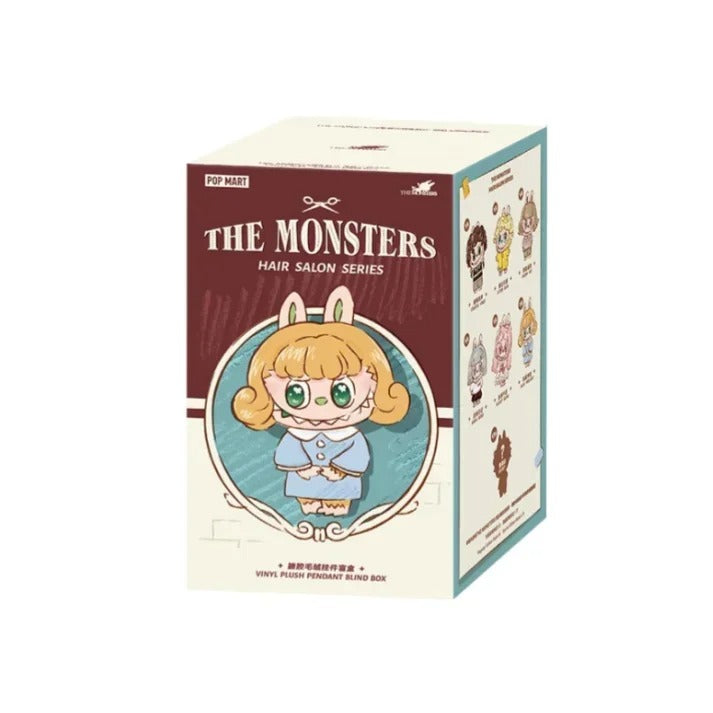 POPMART LABUBU THE MONSTERS HAIR SALON SERIES VINYL PLUSH PENDANT BLIND BOX Mystery Box Doll Cute Anime Figure Ornaments Gift