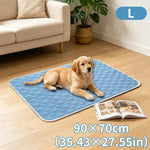 KEMORELA 2PCS Dog Cooling Mat Summer Pet Cold Bed Extra Large For Small Big Dogs Pet Accessories Training Mat Washable Mat